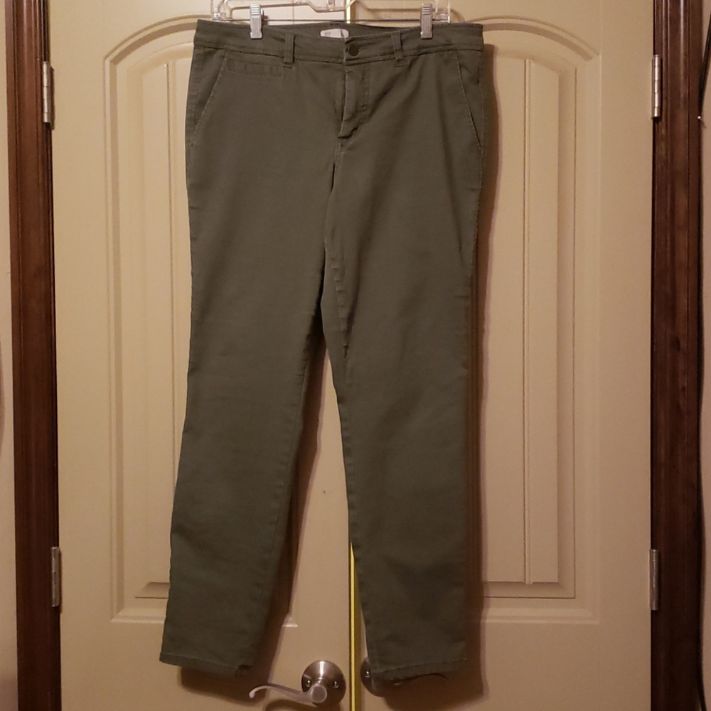 Olive green pants